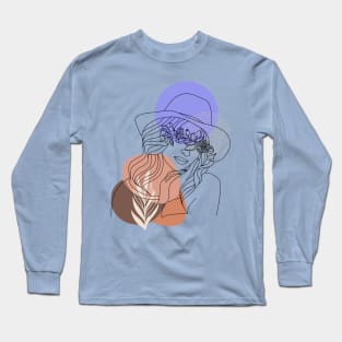 Women illustration Long Sleeve T-Shirt